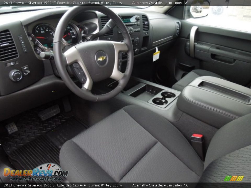 2013 Chevrolet Silverado 1500 LT Extended Cab 4x4 Summit White / Ebony Photo #19