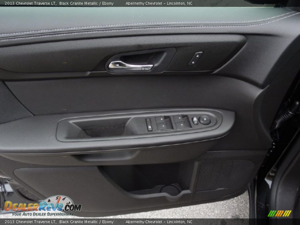 2013 Chevrolet Traverse LT Black Granite Metallic / Ebony Photo #10
