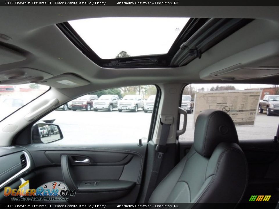 2013 Chevrolet Traverse LT Black Granite Metallic / Ebony Photo #11