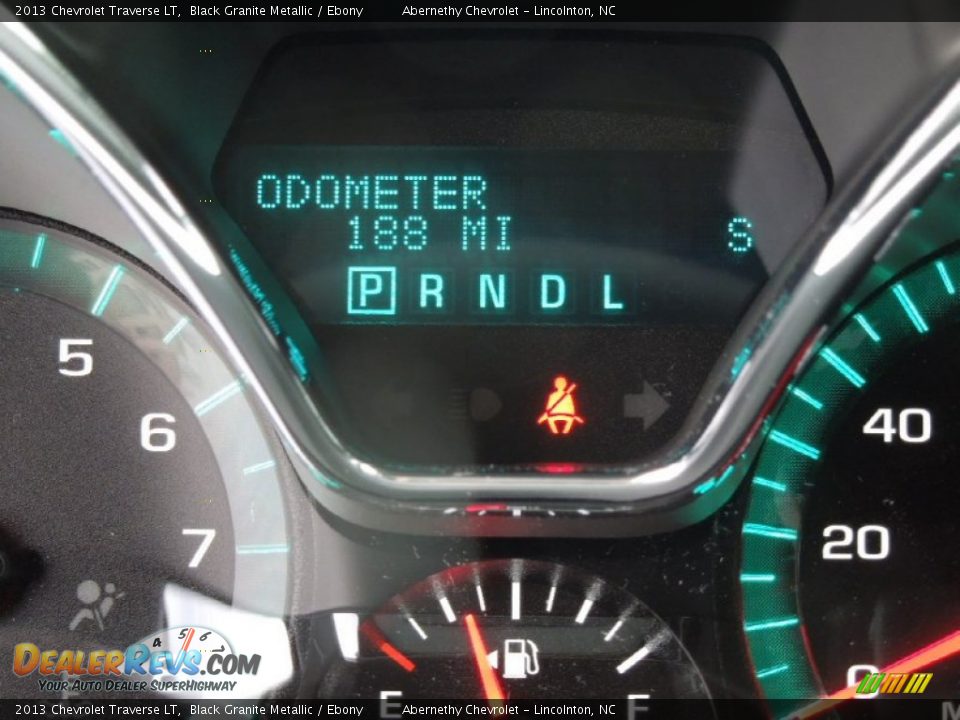 2013 Chevrolet Traverse LT Black Granite Metallic / Ebony Photo #16