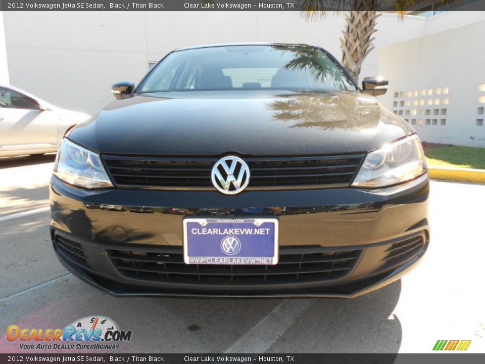 2012 Volkswagen Jetta SE Sedan Black / Titan Black Photo #2