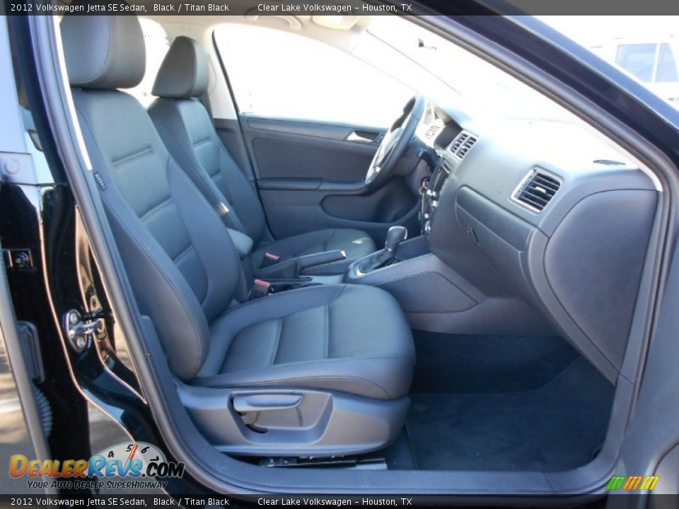 2012 Volkswagen Jetta SE Sedan Black / Titan Black Photo #13