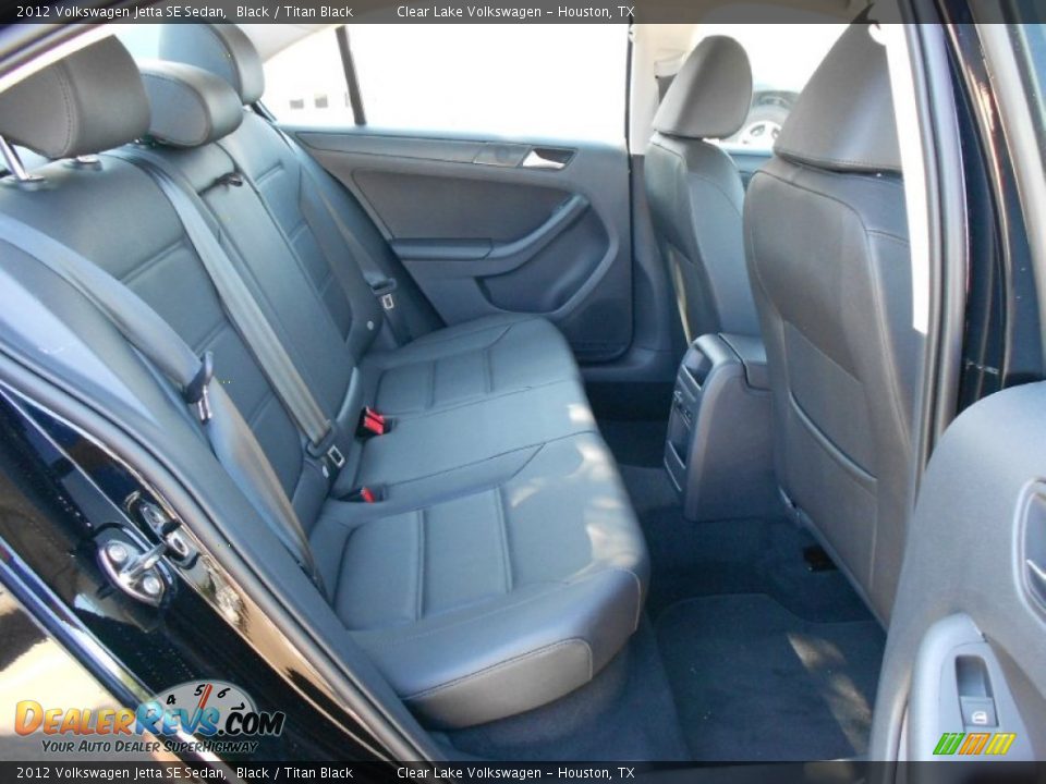 2012 Volkswagen Jetta SE Sedan Black / Titan Black Photo #14