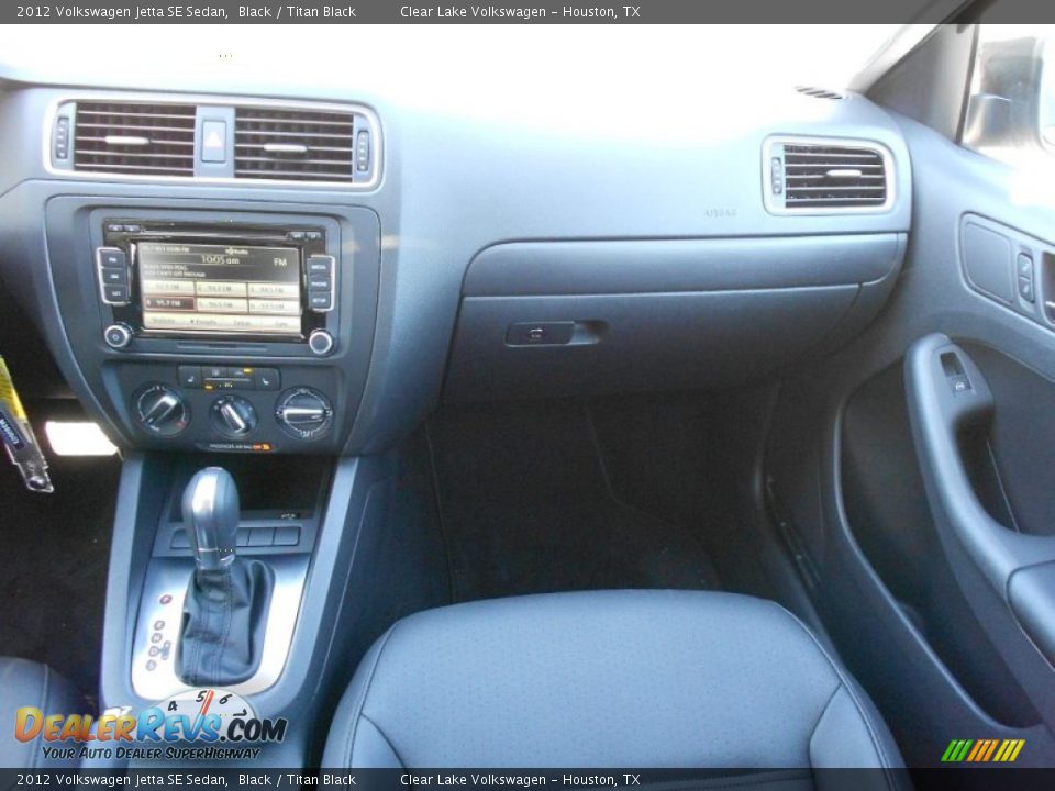 2012 Volkswagen Jetta SE Sedan Black / Titan Black Photo #15