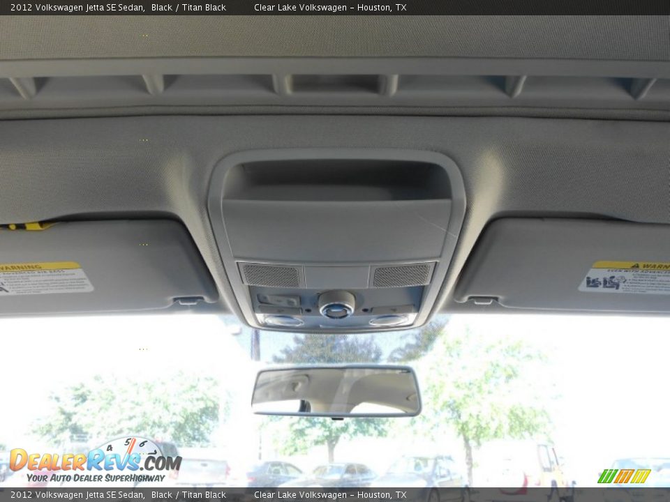 2012 Volkswagen Jetta SE Sedan Black / Titan Black Photo #19