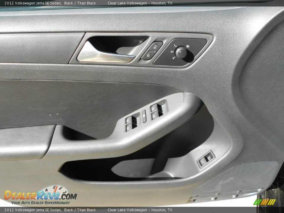 2012 Volkswagen Jetta SE Sedan Black / Titan Black Photo #20