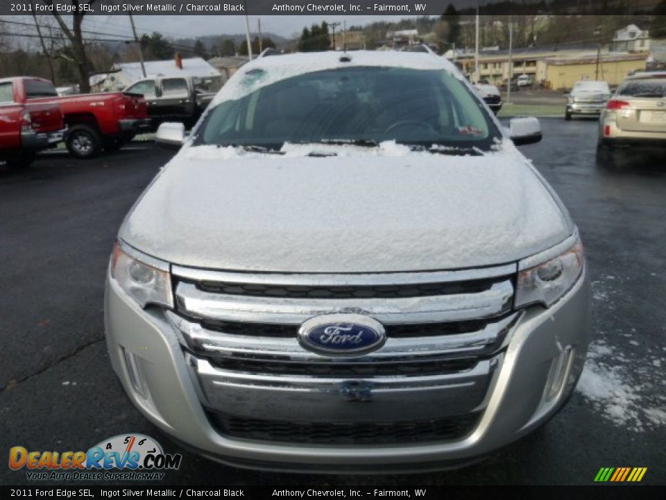 2011 Ford Edge SEL Ingot Silver Metallic / Charcoal Black Photo #2