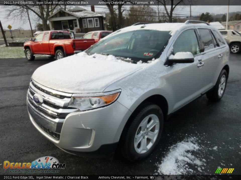 2011 Ford Edge SEL Ingot Silver Metallic / Charcoal Black Photo #3
