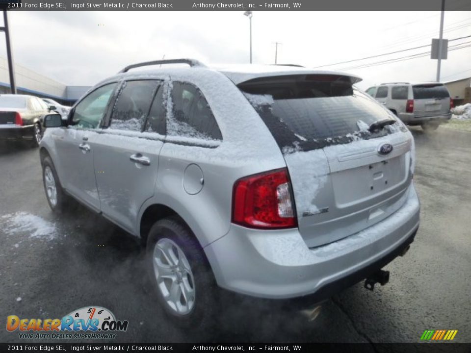 2011 Ford Edge SEL Ingot Silver Metallic / Charcoal Black Photo #5