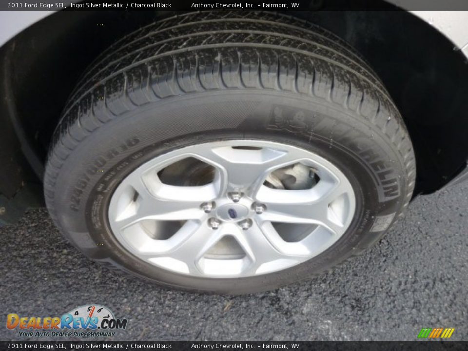 2011 Ford Edge SEL Ingot Silver Metallic / Charcoal Black Photo #9