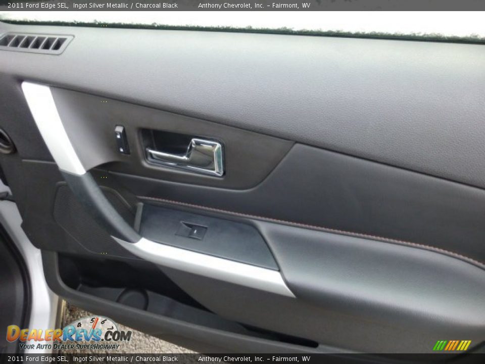 2011 Ford Edge SEL Ingot Silver Metallic / Charcoal Black Photo #11