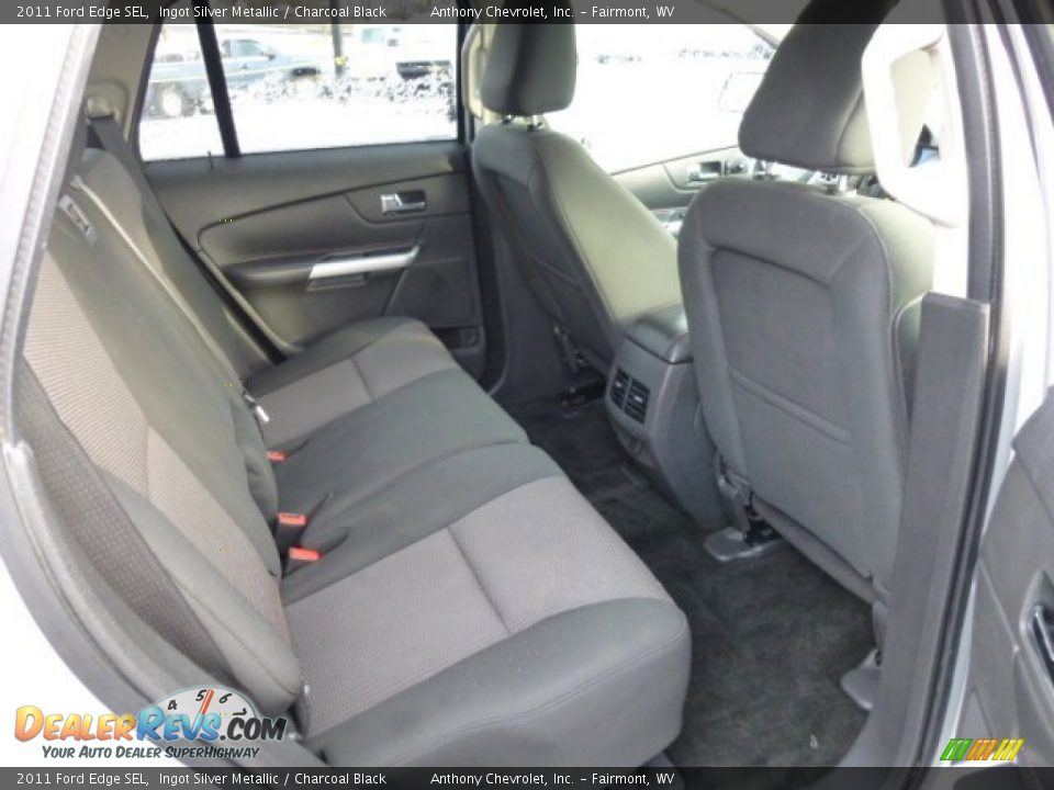 2011 Ford Edge SEL Ingot Silver Metallic / Charcoal Black Photo #12