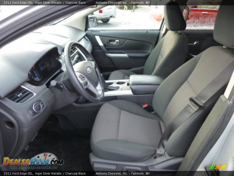 2011 Ford Edge SEL Ingot Silver Metallic / Charcoal Black Photo #15