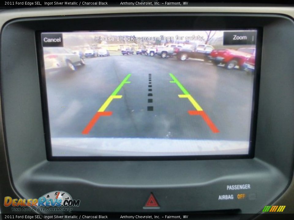 2011 Ford Edge SEL Ingot Silver Metallic / Charcoal Black Photo #18