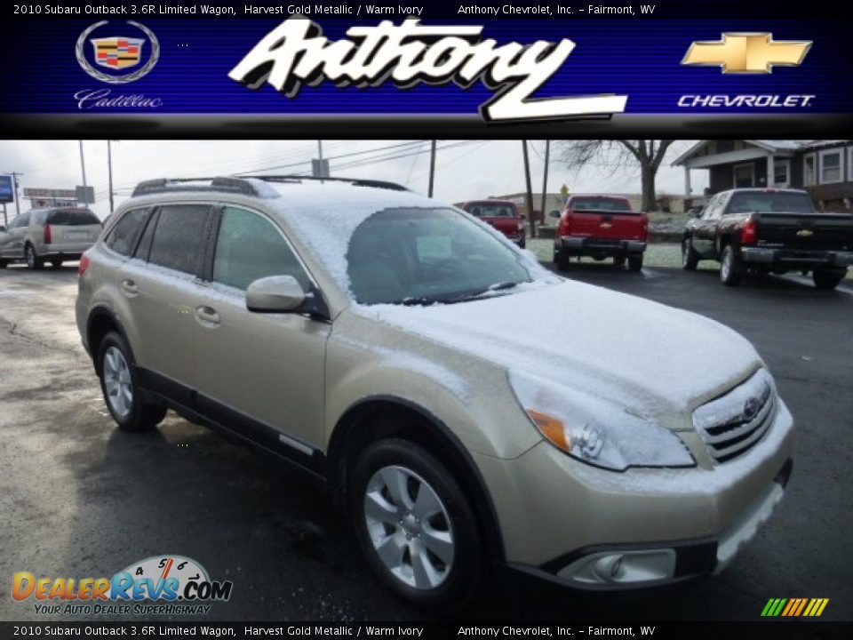 2010 Subaru Outback 3.6R Limited Wagon Harvest Gold Metallic / Warm Ivory Photo #1