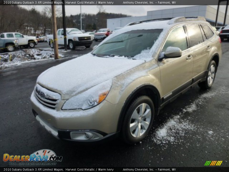 2010 Subaru Outback 3.6R Limited Wagon Harvest Gold Metallic / Warm Ivory Photo #3