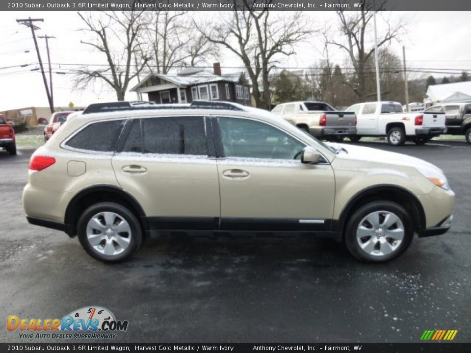 2010 Subaru Outback 3.6R Limited Wagon Harvest Gold Metallic / Warm Ivory Photo #8