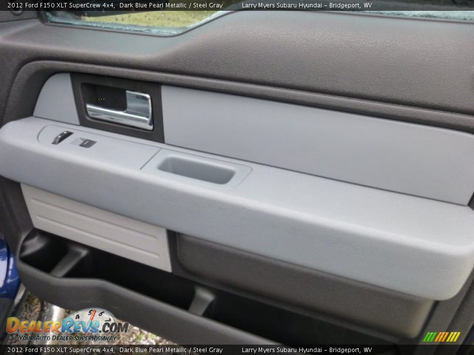 2012 Ford F150 XLT SuperCrew 4x4 Dark Blue Pearl Metallic / Steel Gray Photo #11