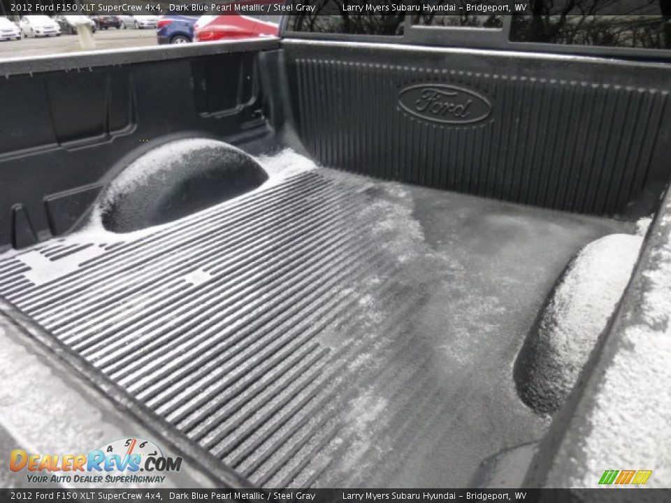 2012 Ford F150 XLT SuperCrew 4x4 Dark Blue Pearl Metallic / Steel Gray Photo #13
