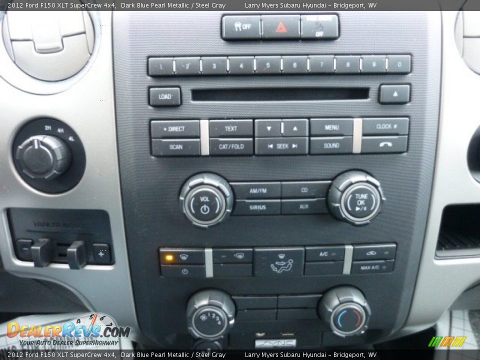 2012 Ford F150 XLT SuperCrew 4x4 Dark Blue Pearl Metallic / Steel Gray Photo #19