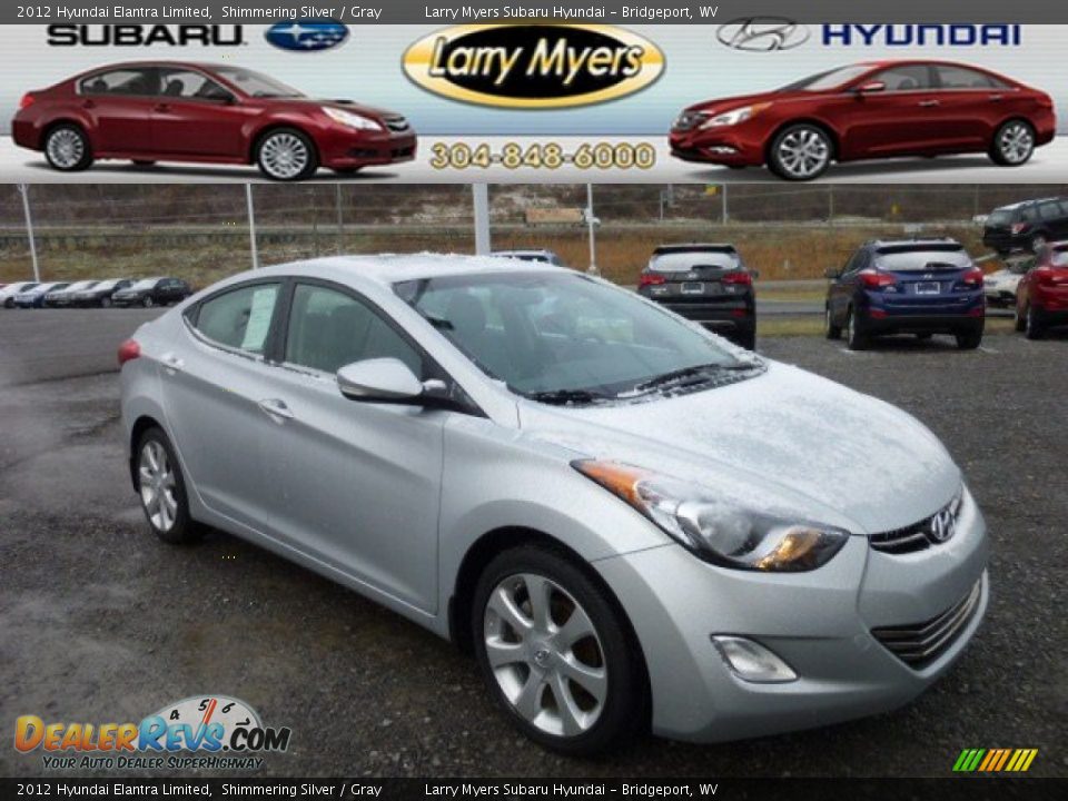 2012 Hyundai Elantra Limited Shimmering Silver / Gray Photo #1
