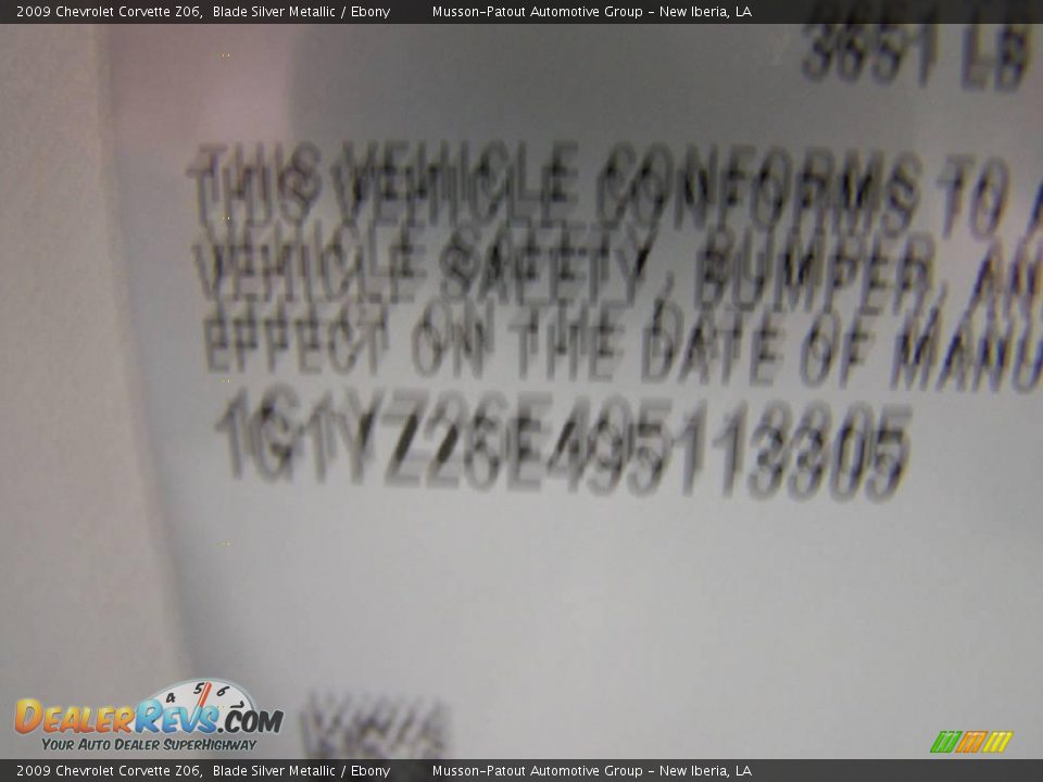 2009 Chevrolet Corvette Z06 Blade Silver Metallic / Ebony Photo #18