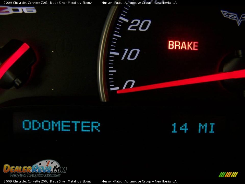 2009 Chevrolet Corvette Z06 Blade Silver Metallic / Ebony Photo #19