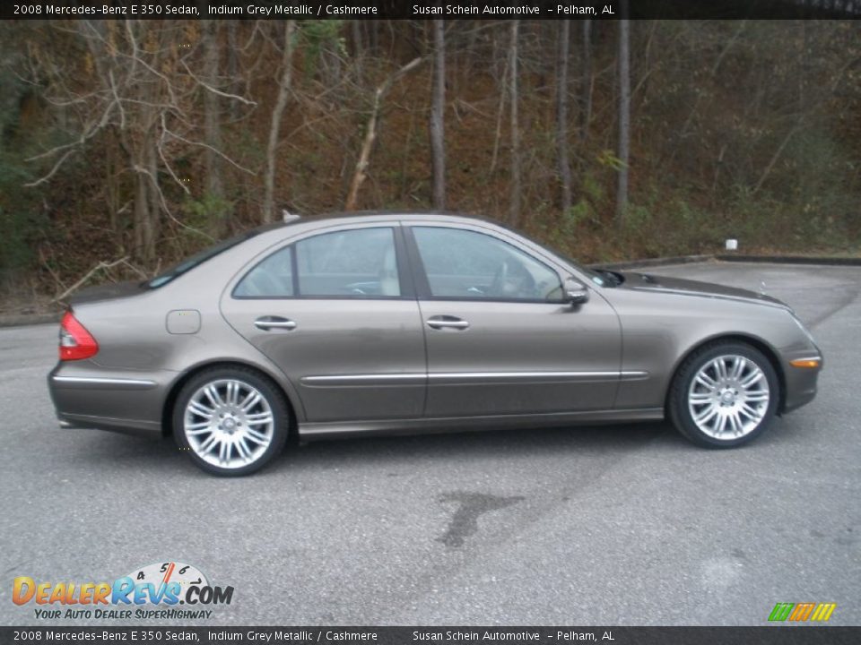 2008 Mercedes-Benz E 350 Sedan Indium Grey Metallic / Cashmere Photo #2