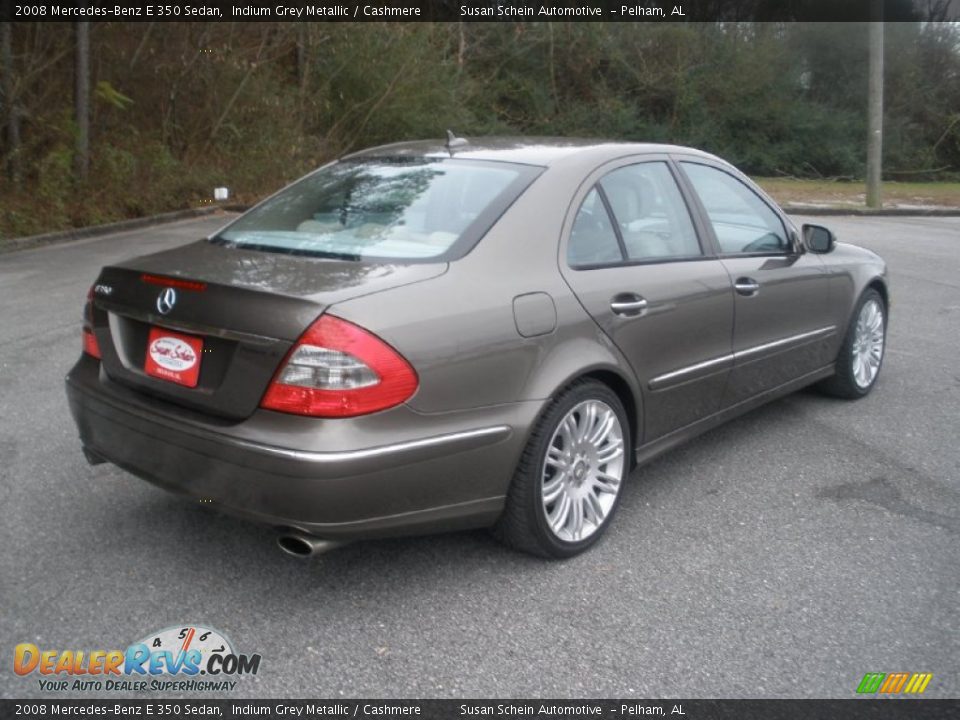 2008 Mercedes-Benz E 350 Sedan Indium Grey Metallic / Cashmere Photo #3