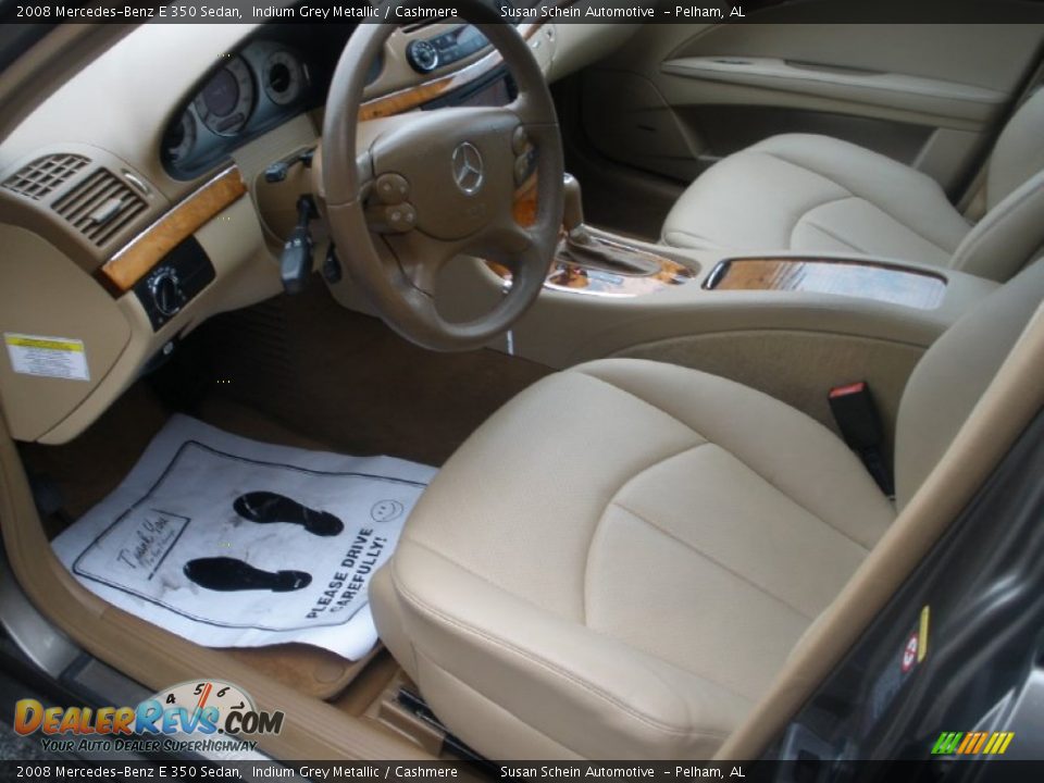 2008 Mercedes-Benz E 350 Sedan Indium Grey Metallic / Cashmere Photo #6