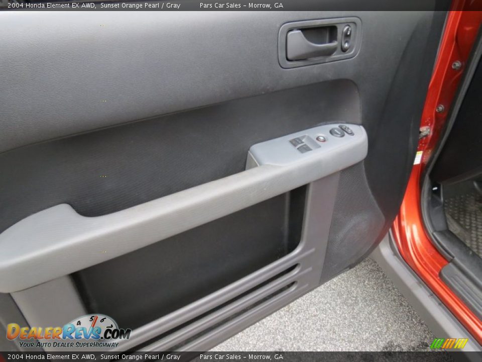 2004 Honda Element EX AWD Sunset Orange Pearl / Gray Photo #7