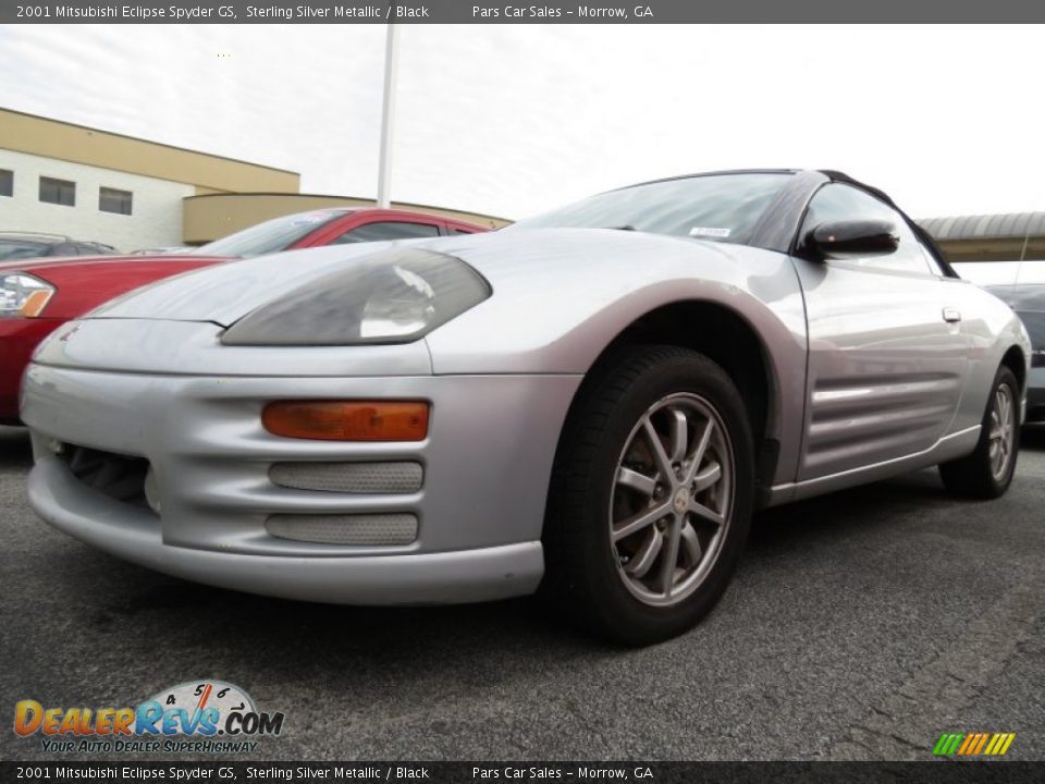 2001 Mitsubishi Eclipse Spyder GS Sterling Silver Metallic / Black Photo #1