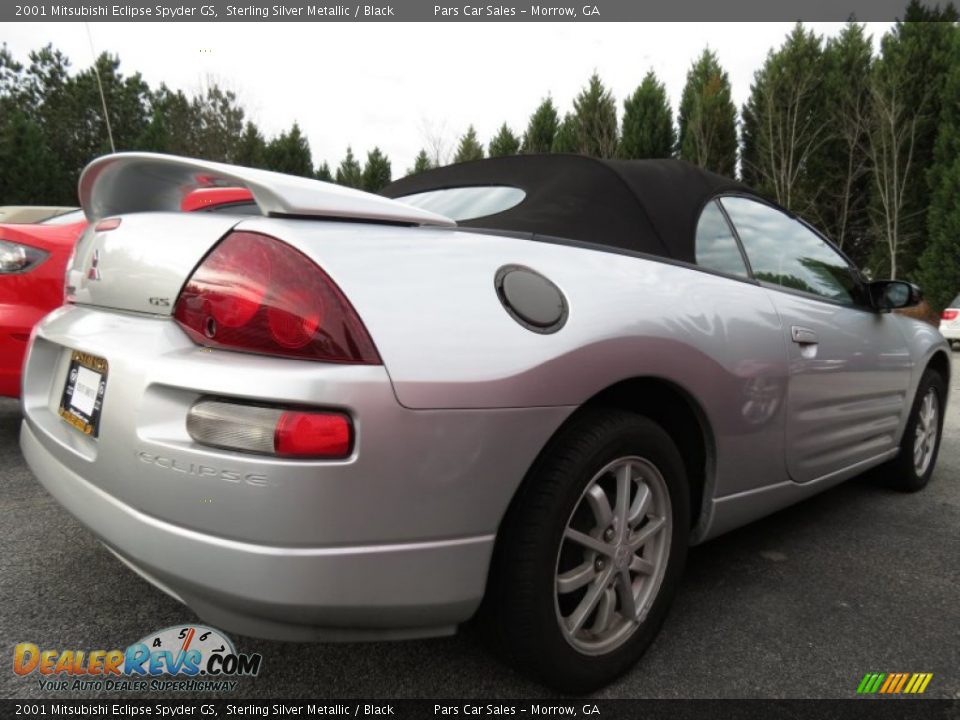 2001 Mitsubishi Eclipse Spyder GS Sterling Silver Metallic / Black Photo #3