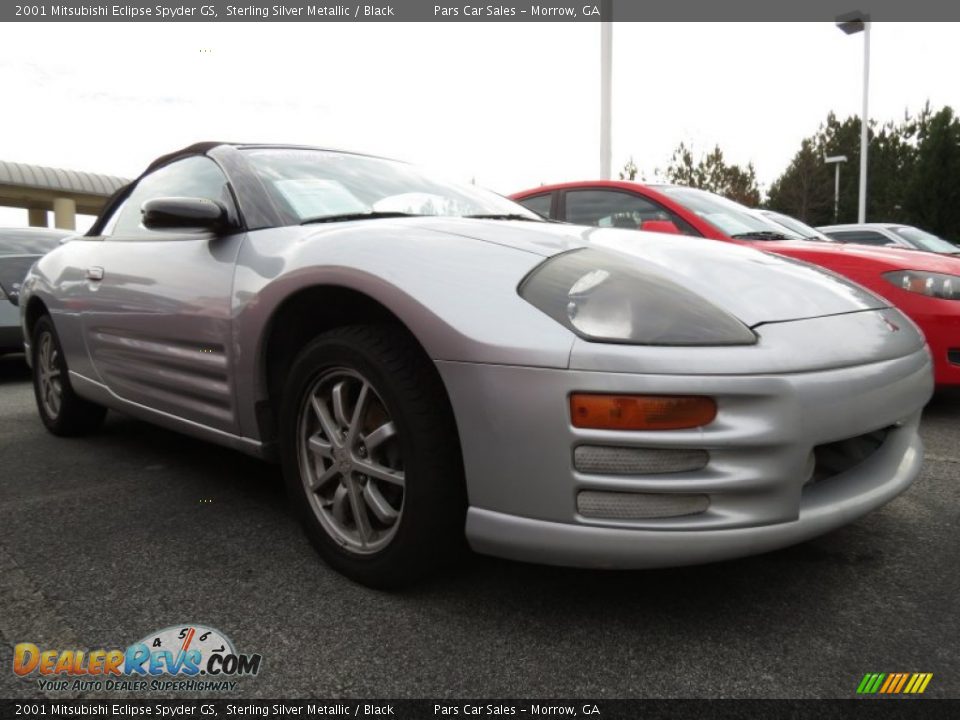 2001 Mitsubishi Eclipse Spyder GS Sterling Silver Metallic / Black Photo #4
