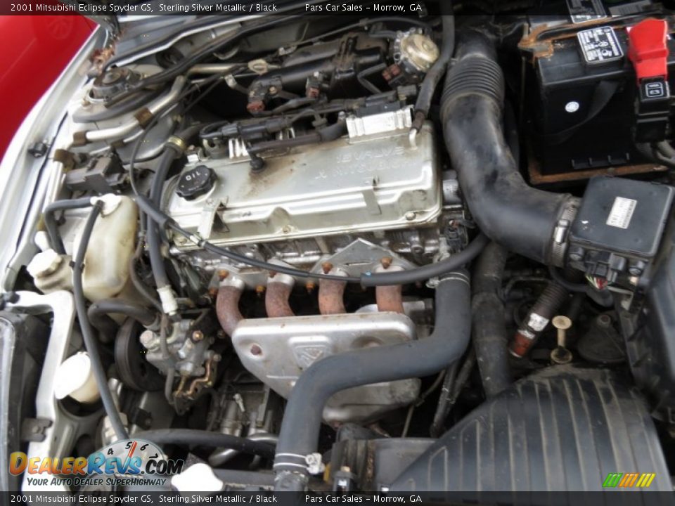2001 Mitsubishi Eclipse Spyder GS 2.4 Liter SOHC 16 Valve 4 Cylinder Engine Photo #9