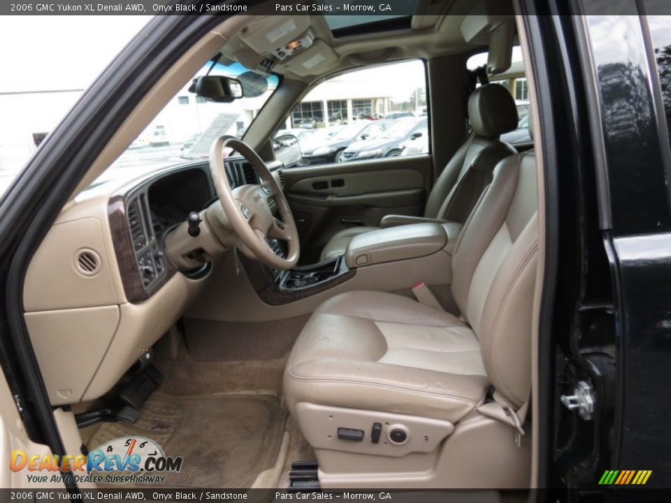 2006 GMC Yukon XL Denali AWD Onyx Black / Sandstone Photo #6