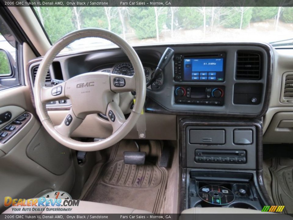 2006 GMC Yukon XL Denali AWD Onyx Black / Sandstone Photo #14