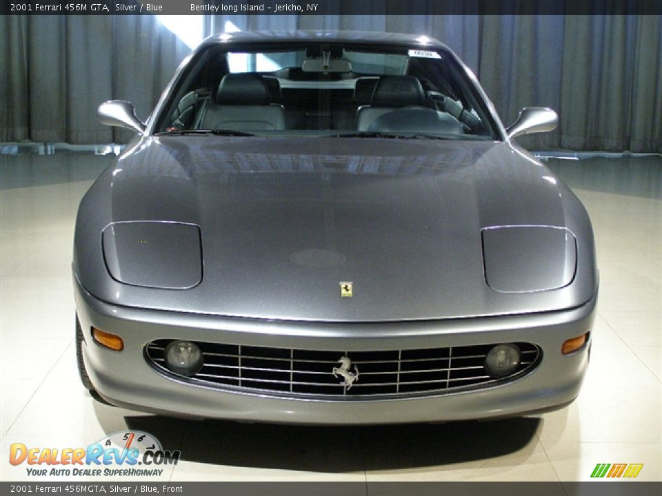 2001 Ferrari 456MGTA, Silver / Blue, Front - 2001 Ferrari 456M