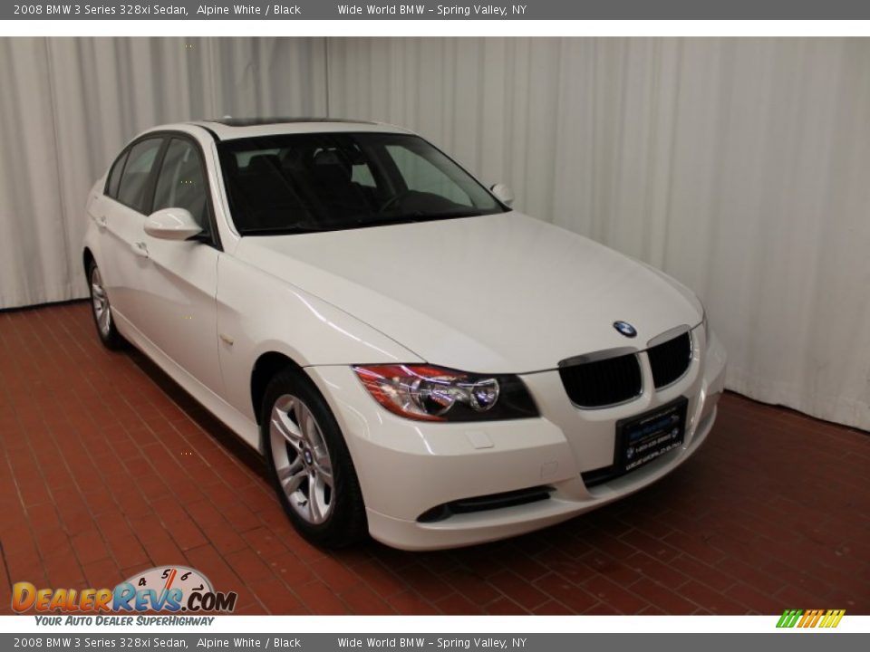 2008 BMW 3 Series 328xi Sedan Alpine White / Black Photo #1