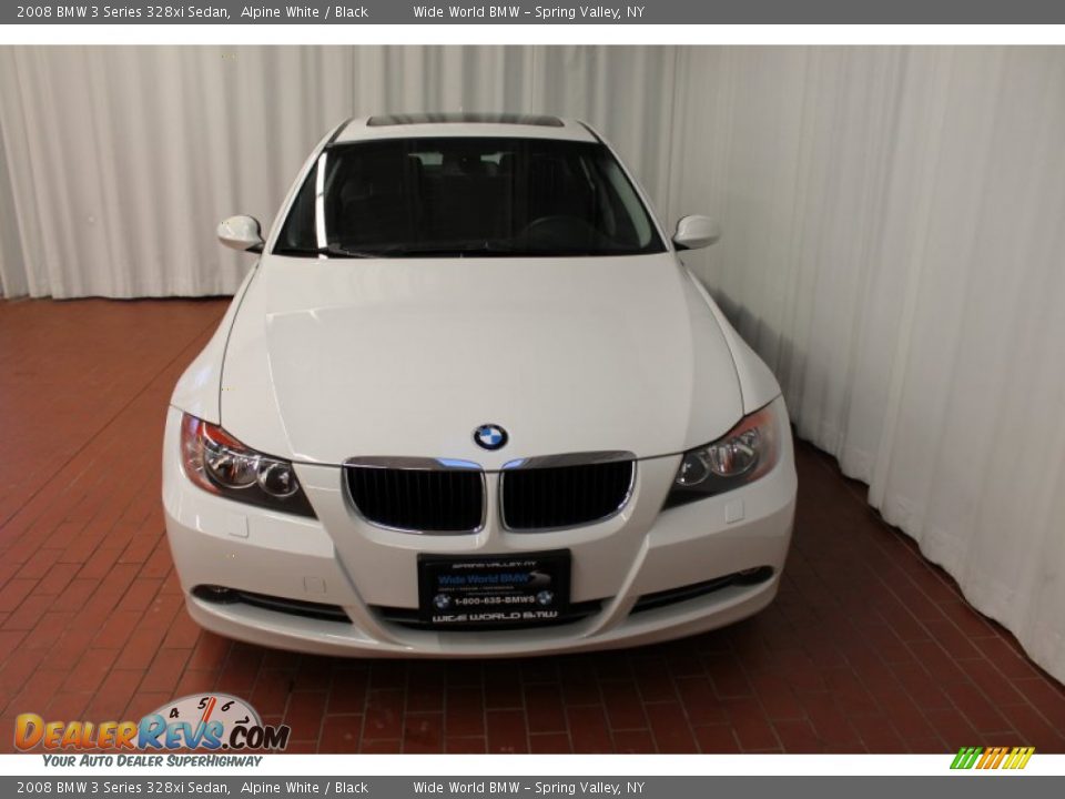 2008 BMW 3 Series 328xi Sedan Alpine White / Black Photo #2