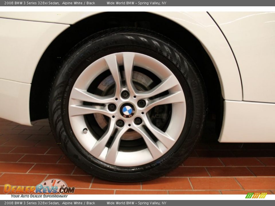 2008 BMW 3 Series 328xi Sedan Alpine White / Black Photo #5