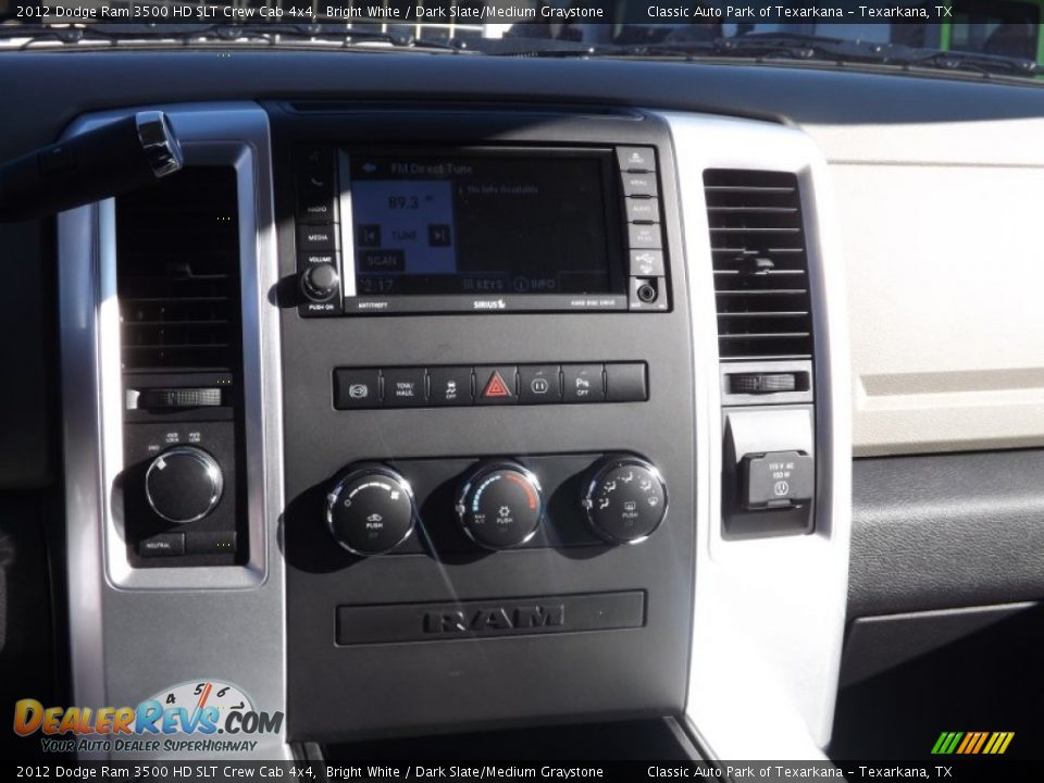 2012 Dodge Ram 3500 HD SLT Crew Cab 4x4 Bright White / Dark Slate/Medium Graystone Photo #9