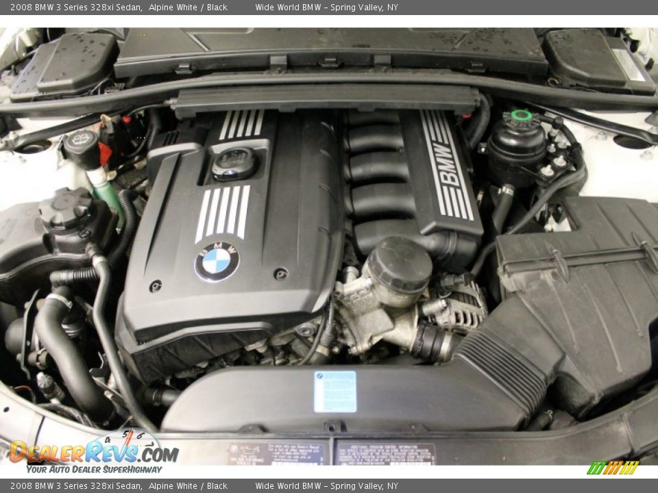 2008 BMW 3 Series 328xi Sedan Alpine White / Black Photo #13