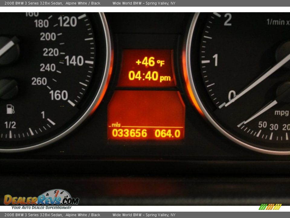 2008 BMW 3 Series 328xi Sedan Alpine White / Black Photo #15