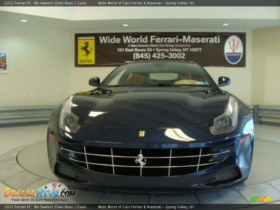 2012 Ferrari FF Blu Swaters (Dark Blue) / Cuoio Photo #2