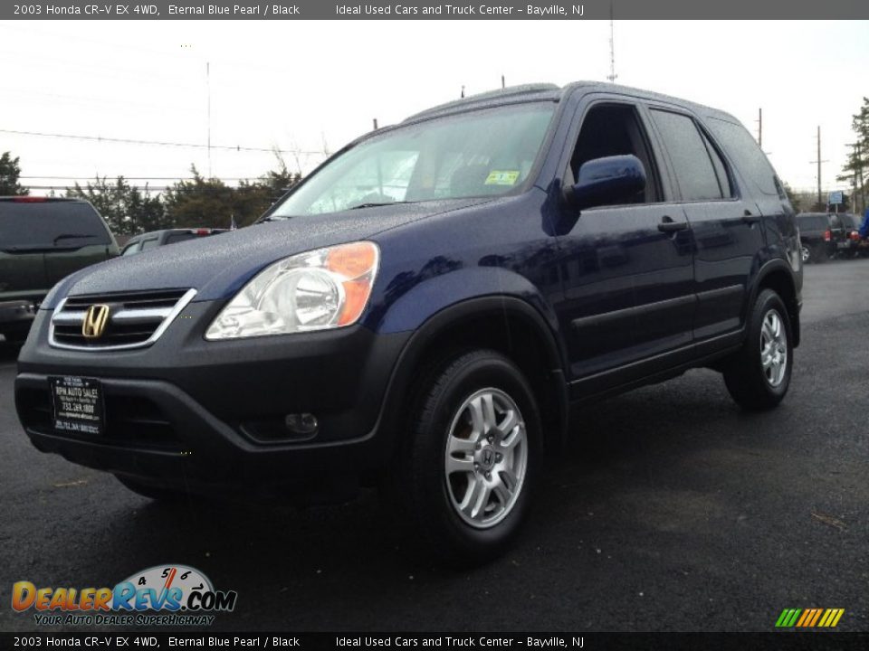 2003 Honda CR-V EX 4WD Eternal Blue Pearl / Black Photo #1