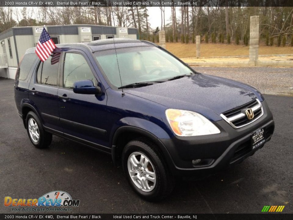 2003 Honda CR-V EX 4WD Eternal Blue Pearl / Black Photo #3
