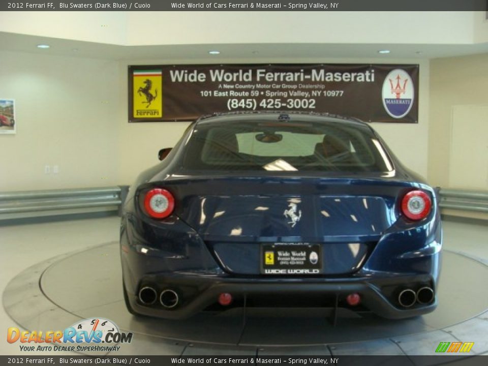 2012 Ferrari FF Blu Swaters (Dark Blue) / Cuoio Photo #6