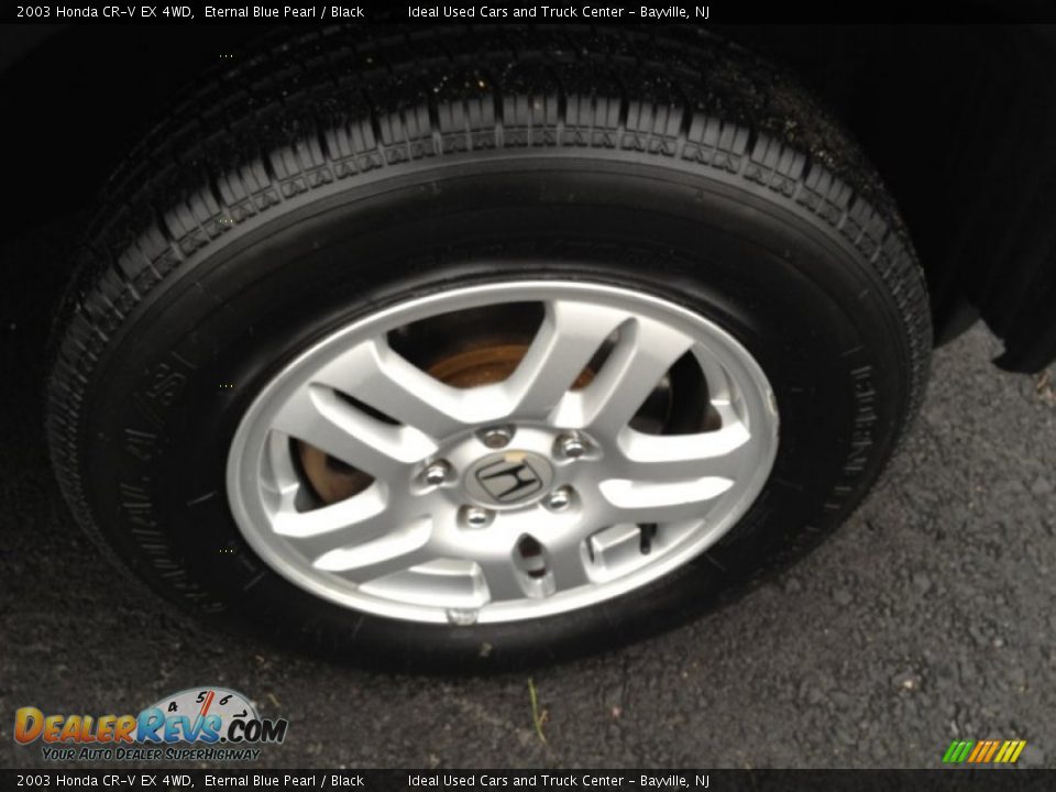 2003 Honda CR-V EX 4WD Eternal Blue Pearl / Black Photo #4