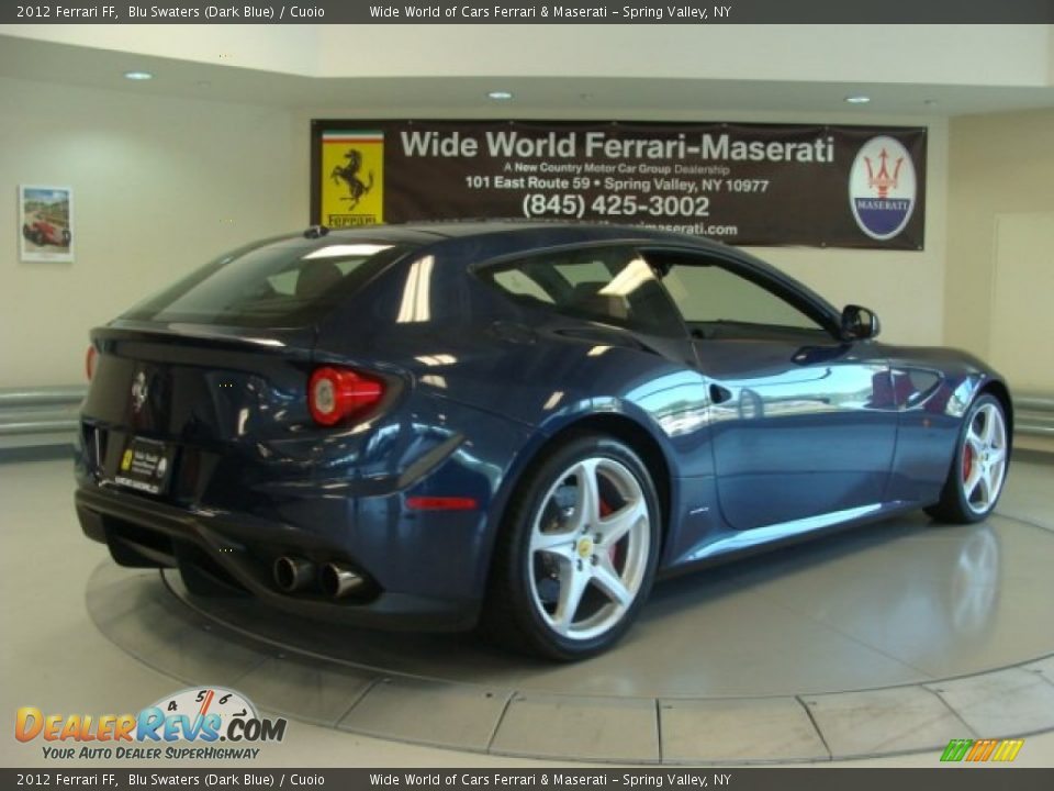 2012 Ferrari FF Blu Swaters (Dark Blue) / Cuoio Photo #7